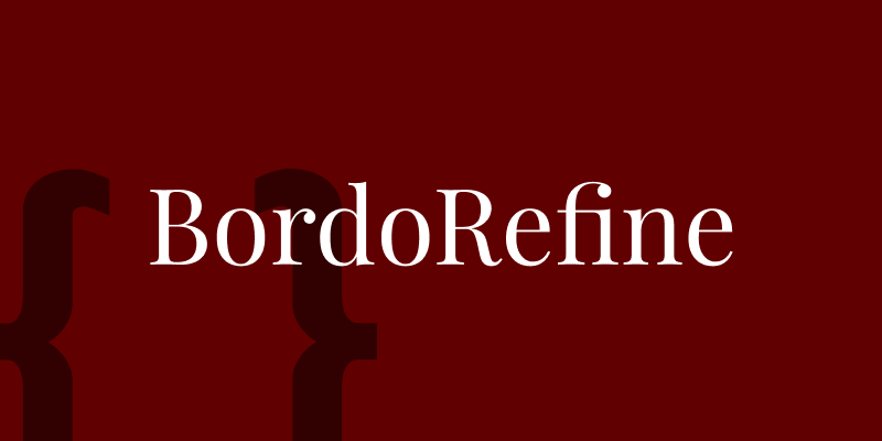 BordoRefine